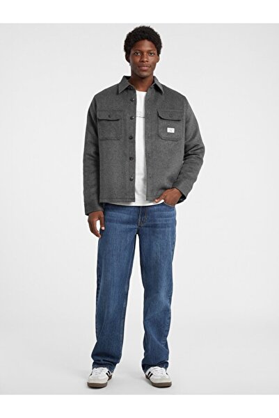 Guess Jeans Erkek Yün Karışımlı Regular Fit Gömlek