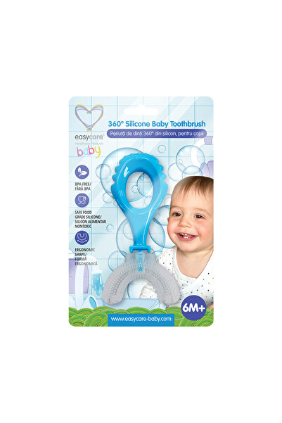 Easycare baby Periuta dinti din silicon pentru copii si bebelusi 360º