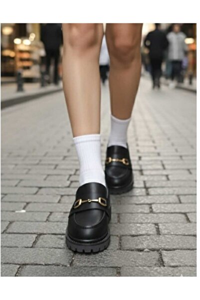 DIYA حذاء لوفر أسود كاجوال من باريس