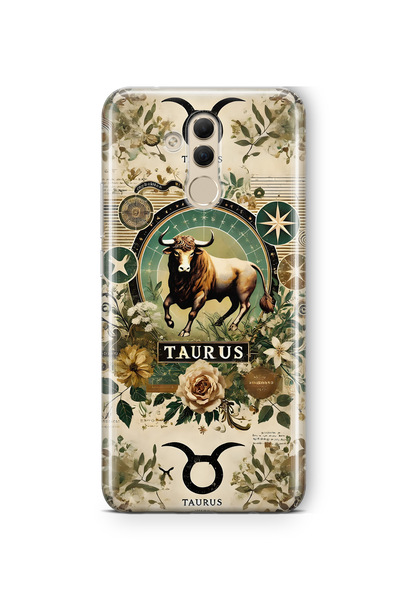 FLAMENKO حافظة هاتف شفافة بنمط برج الثور متوافقة مع هاتف هواوي ميت 20 لايت