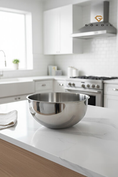 Gökdil 24 cm Steel Mixing Bowl