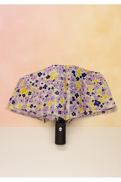 LİLİA TAM OTOMATİK ÇİÇEKLİ ŞEMSİYE