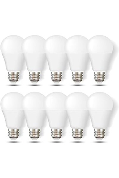 Hype Store NOAS 10 Adet Led Ampul 9W Enerji Tasarruflu 10'lu Paket Günışığı (...