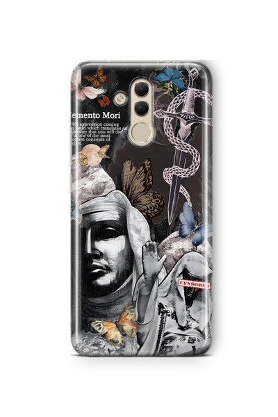 FLAMENKO حافظة هاتف شفافة متوافقة مع هاتف Huawei Mate 20 Lite بنمط الفراشة ال...