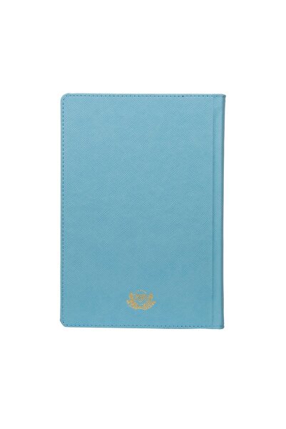 Ece AJANDASI DATÇA 2026 Gök Mavi - Günlük Kareli Sert Kapak 14x20