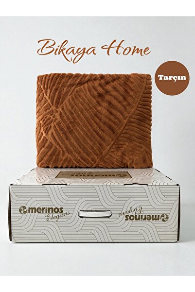 Bikaya Home Elegans Embossed Single Blanket - Original Box - 160X220 cm - New Colors and Patterns