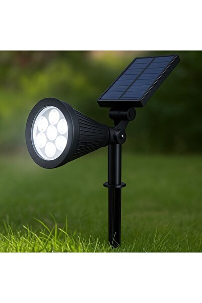 Hype Store إضاءة حديقة LED تعمل بالطاقة الشمسية بقدرة 7 وات، ضوء أبيض 6400 كل...