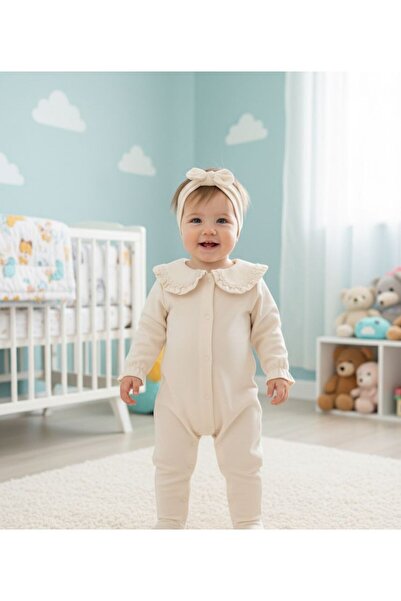 Luna Kids Store Papatya Yaka Dantelli Tulum