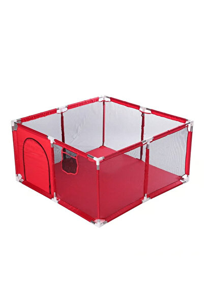Toyska Children's playpen, 128 x 128 x 65 cm, red