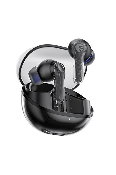 Braventa Collection Soundpeats Clear Black Bluetooth Earphones, Wireless In-E...