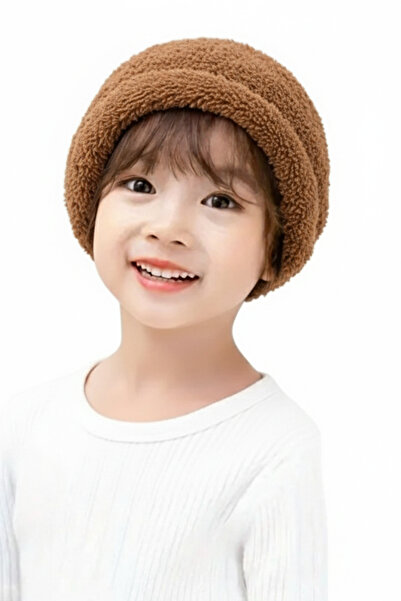 KAŞIKBEY Beanie Children's Plush Beanie Welsoft Windproof Hat Winter Plush Beanie