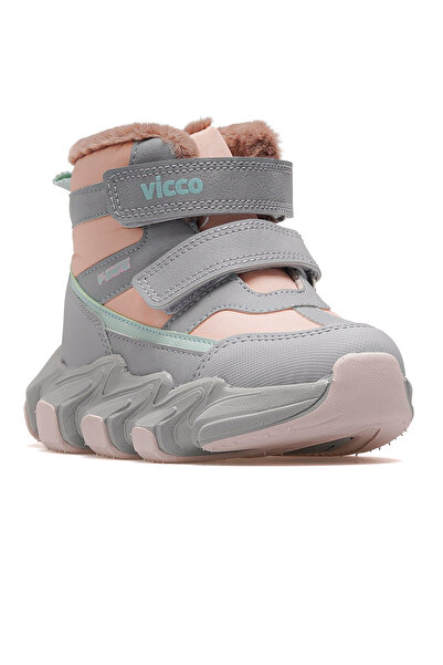 Vicco Φον Κοριτσίστικα Μποτάκια Σνίκερ με Γούνα 25k 946.442 Pk Πουδρέ