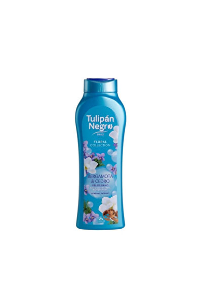 Tulipan Negro جل استحمام برائحة البرغموث وخشب الأرز من توليبان نيجرو - 650 مل