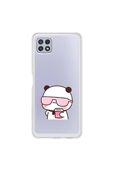 Dali Design حافظة شفافة متوافقة مع هاتف سامسونج جالاكسي A22 بتصميم زوجي تيدي ...