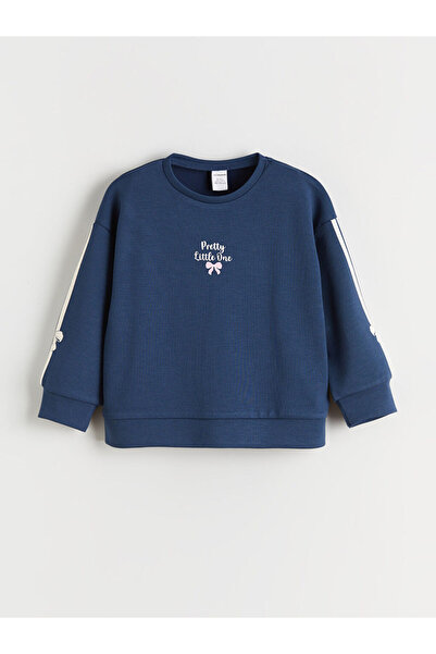 LC Waikiki Lcw Kids Crew Neck Printed Girls' Sweatshirt
