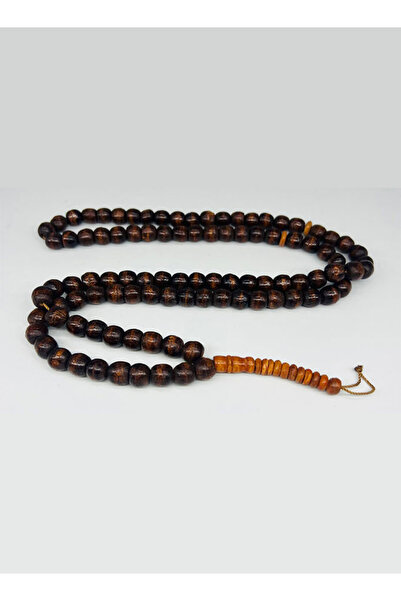 M.A Traders Wooden Black Tasbih/Rosary – 100 Round Beads | 14mm Big Bead Size | Elegant Prayer Beads