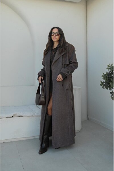 Havoş Bitter Brown Duncan Long Cashmere Coat