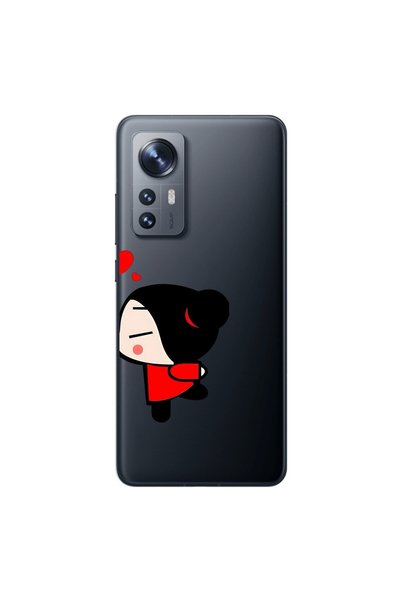 Dali Design حافظة شفافة متوافقة مع هاتف Xiaomi Mi 12 Pro بتصميم Couple Garry 2