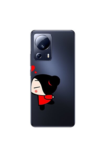 Dali Design حافظة شفافة متوافقة مع هاتف Xiaomi Mi 13 Lite بتصميم Couple Garry 2