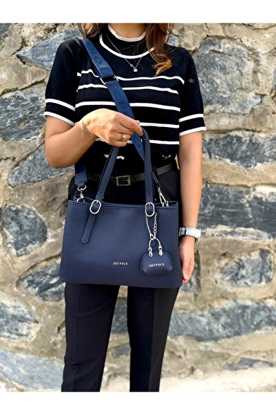 Just Polo Women's New Season Large Size Soft Leather Luxury Hand & Shoulder Bag Shopper