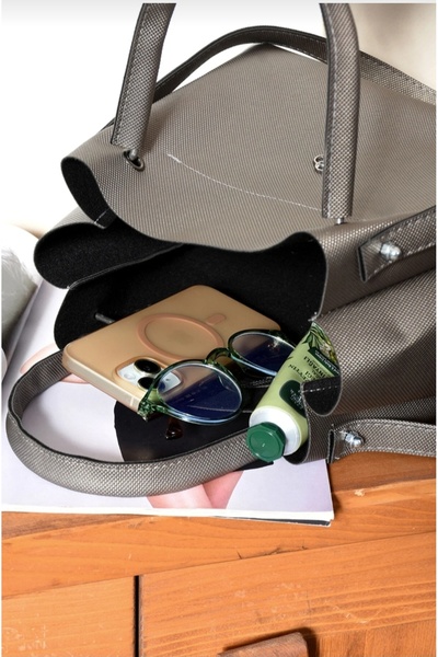 MY VİNTAGE Women's Shoulder Bag Briefcase School Large Bag