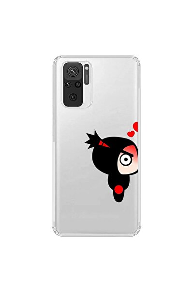 Dali Design حافظة شفافة متوافقة مع هاتف Xiaomi Redmi Note 10 بتصميم Couple Pu...