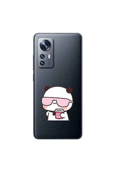 Dali Design حافظة شفافة متوافقة مع هاتف Xiaomi Mi 12 بتصميم زوجي على شكل دمية...