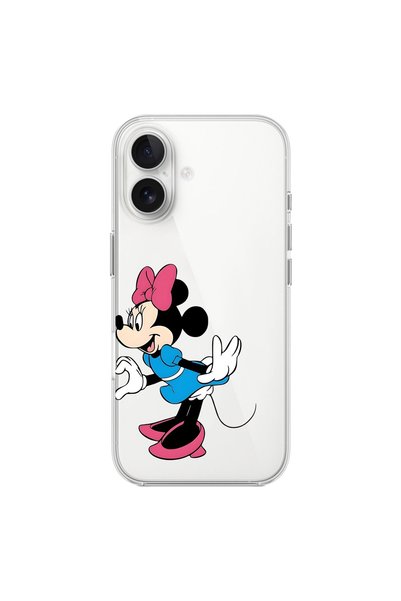 Dali Design حافظة شفافة متوافقة مع هاتف iPhone 16 بتصميم Couple Minnie 2