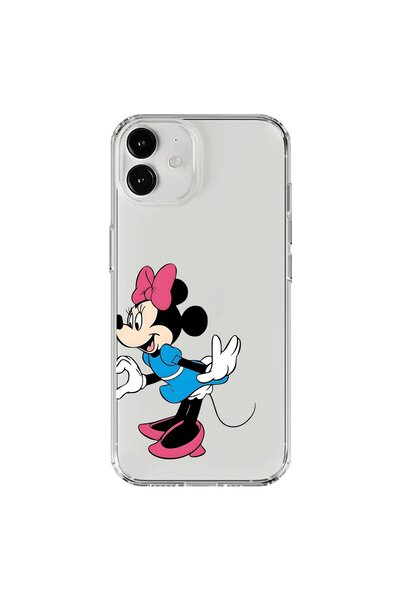 Dali Design حافظة شفافة متوافقة مع هاتف iPhone 12 Mini بتصميم Couple Minnie 2