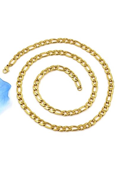 AKSESUARIM Unisex Figaro Steel Chain