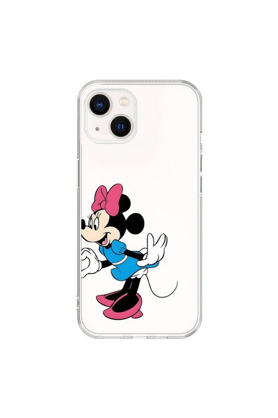 Dali Design حافظة شفافة متوافقة مع هاتف iPhone 13 Mini بتصميم Couple Minnie 2