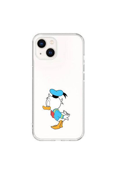 Dali Design حافظة شفافة متوافقة مع هاتف iPhone 13 Mini بتصميم Couple Duck 2