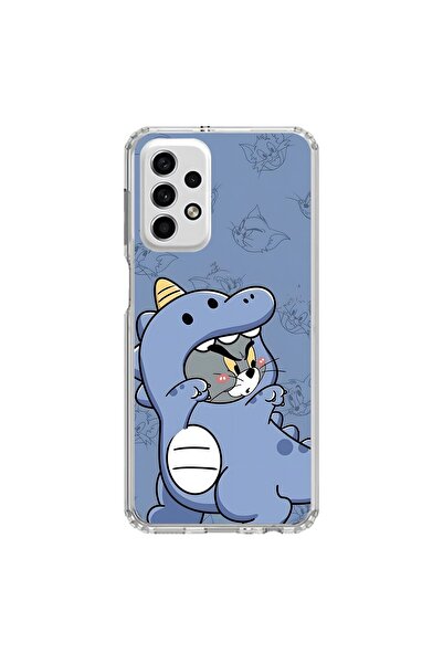 Dali Design حافظة شفافة متوافقة مع هاتف سامسونج جالاكسي A33 بتصميم كيور كات 1