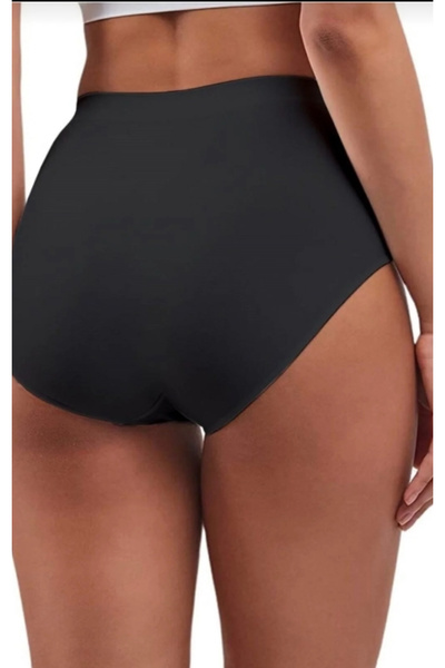 nuda luna High Waist Slip Laser Cut Panties Silicone Texture Non-Slip 3 Pieces