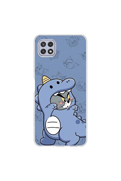 Dali Design حافظة شفافة متوافقة مع هاتف سامسونج جالاكسي A22 بتصميم كيور كات 1