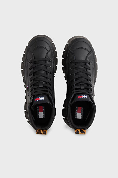 Tommy Jeans Kalın Tabanlı Leopar Detaylı Sneaker Ayakkabı AYAKKABI EN0EN02858 BDS