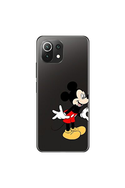 Dali Design حافظة شفافة متوافقة مع هاتف Xiaomi Mi 11 Lite بتصميم Couple Mickey 1