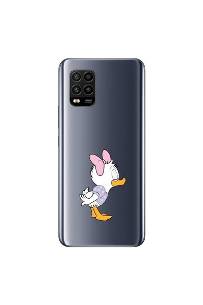 Dali Design Xiaomi Mi 10 Lite Compatible Transparent Case Couple Duck 1 Design