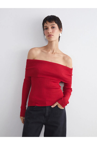 LC Waikiki Boat Neck Women's Knitwear Sweater