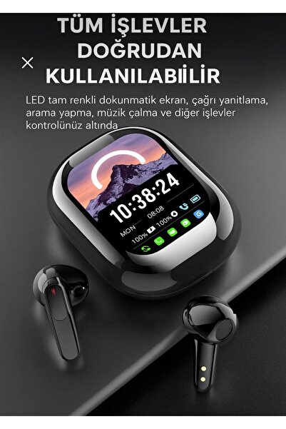 Genel Markalar AKILLI EKRANLI BLUETOOTHLI 5.4 TWS KULAKLIK HAYATIN RİTMİNİ EK...