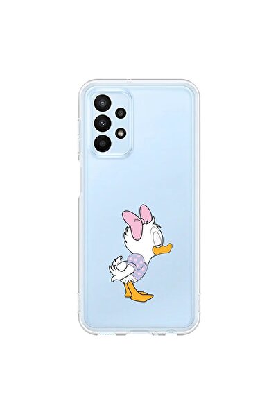 Dali Design حافظة شفافة متوافقة مع هاتف سامسونج جالاكسي A23 بتصميم Couple Duck 1