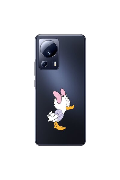 Dali Design حافظة شفافة متوافقة مع هاتف Xiaomi Mi 13 Lite بتصميم Couple Duck 1