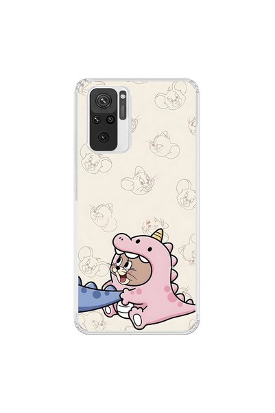 Dali Design حافظة شفافة متوافقة مع هاتف Xiaomi Redmi Note 10 بتصميم Couple Je...
