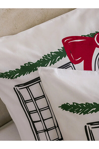 LC Waikiki Πακέτο με 2 μαξιλαροθήκες με θέμα την Πρωτοχρονιά 50x70 εκ.