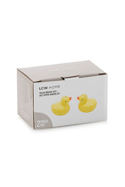 LC Waikiki Ceramic Salt and Pepper Shakers with Duck Figures