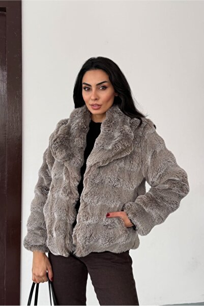Emel Yıldız Oversized Plush Short Jacket