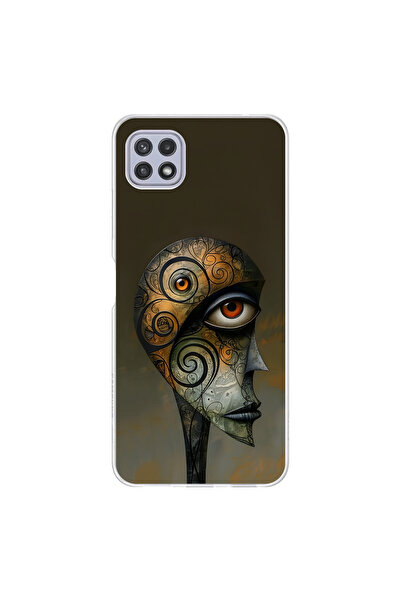 Dali Design حافظة شفافة متوافقة مع هاتف سامسونج جالاكسي A22 بتصميم الجدول 2