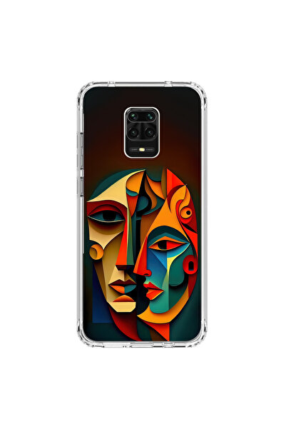 Dali Design Xiaomi Redmi Note 9 Pro Compatible Transparent Case with 6 Design...