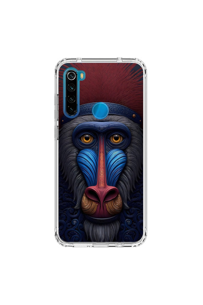 Dali Design Xiaomi Redmi Note 8 Compatible Transparent Case with 4 Design Options