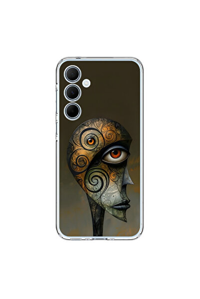 Dali Design حافظة شفافة متوافقة مع هاتف سامسونج جالاكسي A35 بتصميم الجدول 2